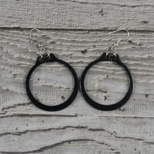 Large Circlip Earrings by Factory Floor Jewels
