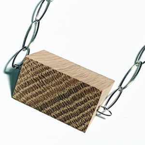 another view of a walnut pendant