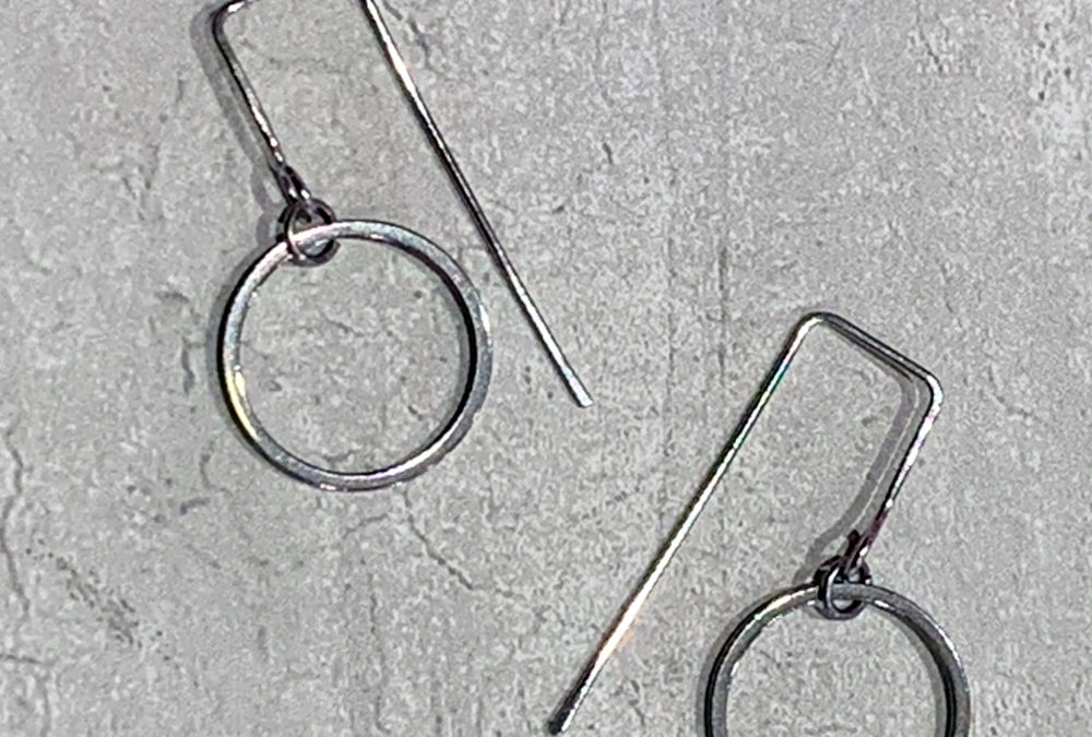 Steel Circles Earrings