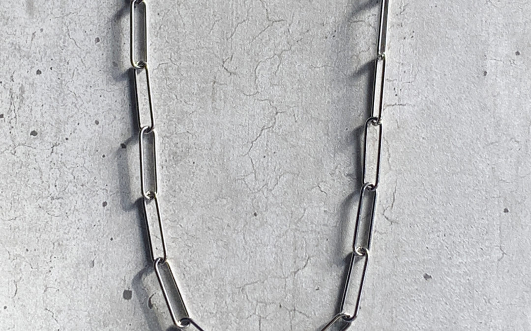 Steel Paperclips Chain (unisex)